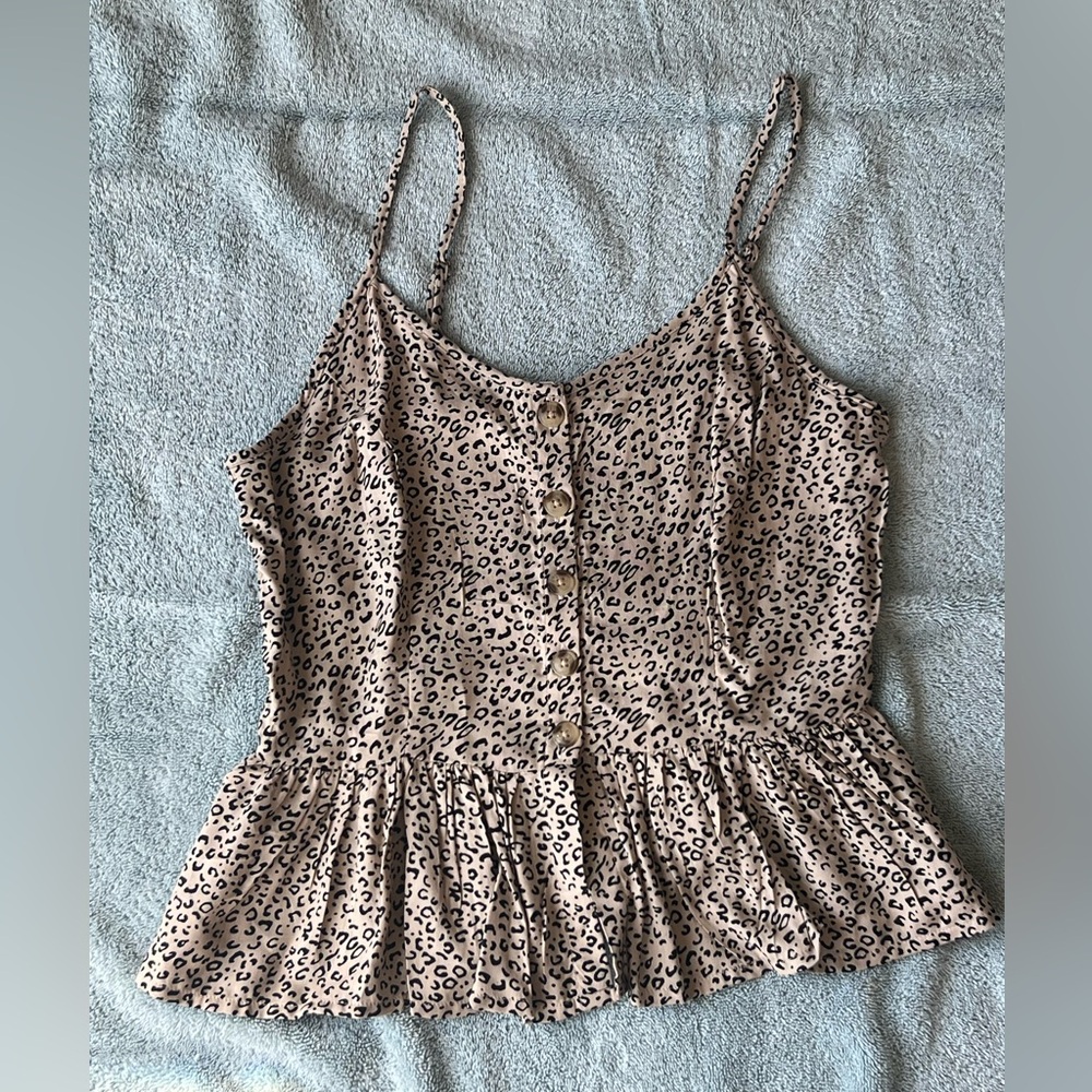 Japna Leopard Tank Top Blouse